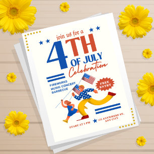 Convite 4 De Julho, Feliz Independência