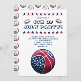 Convite 4 de julho Festas de Bolas