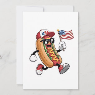 Convite 4 de julho, Hotdog American Independence 1776