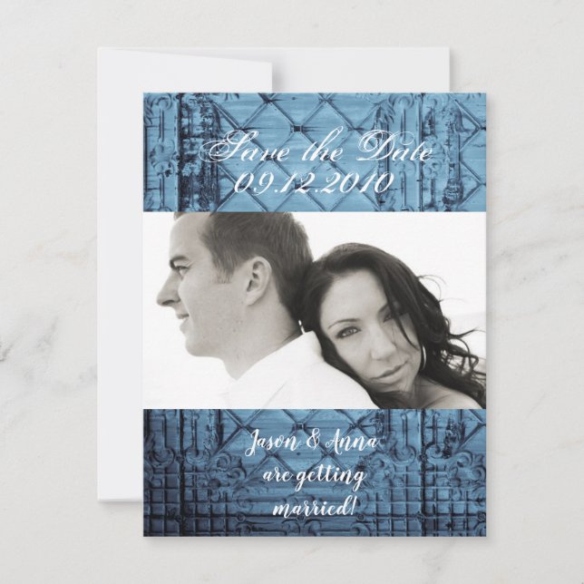 Convite 4x5 Salve a combinação do teto do painel de tons r (Frente)