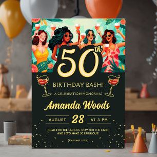 Convite 50ª Fabulosa Celebração de Aniversário de Fiesta B