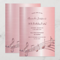 50ª festa de aniversário de notas de música de our