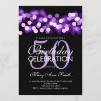 50ª Festa de aniversário, Purple Hollywood Glam