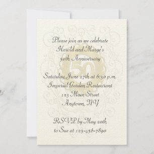 Convite 50º aniversário