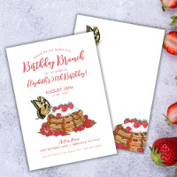 50º aniversário Brunch Strawberry Waffles