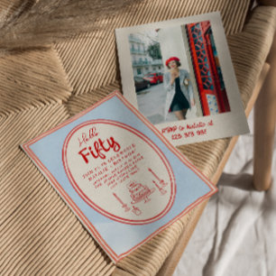 Convite 50º aniversário de 50ª edição de imagens picadas p