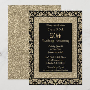 Convite 50º Aniversário de Bodas de Ouro