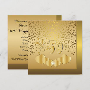 Convite 50º Aniversário de Bodas de Ouro