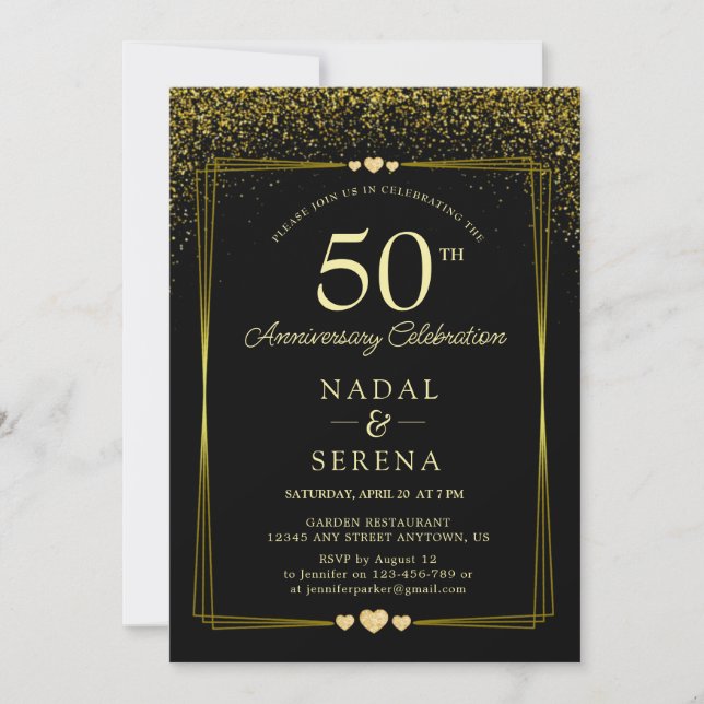Convite 50º Aniversário de Casamento (Frente)