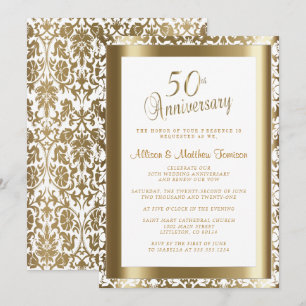 Convite 50º Aniversário de Casamento 💑 2   Texto DIY
