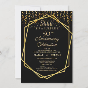 Convite 50º aniversário de casamento surpresa