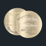 Convite 50º aniversário do 70 Confetti Dourado<br><div class="desc">Novos convites para chic Qualquer outra pergunta Por favor me conte Enyoy you life :) FlorenceKdesign</div>