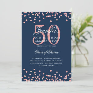 Convite 50º aniversário do Programa Rosa Dourada Marinho a