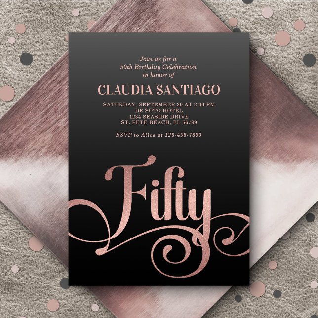 Convite 50º Aniversário do Script Moderno (Criador carregado)