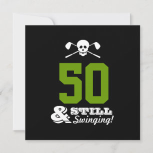 Convite 50º Golfe Festa de aniversário - Ainda balançan