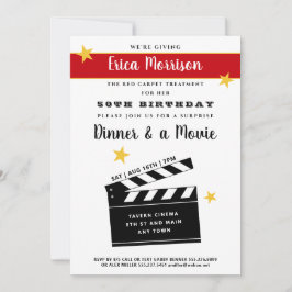 Convite 50º ou Qualquer Festa de Janto e Filme da Surpresa