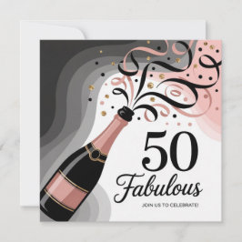 Convite 50.º aniversário engraçado desejos para irmãos