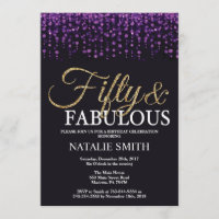 50.º Aniversário Roxo e Dourada