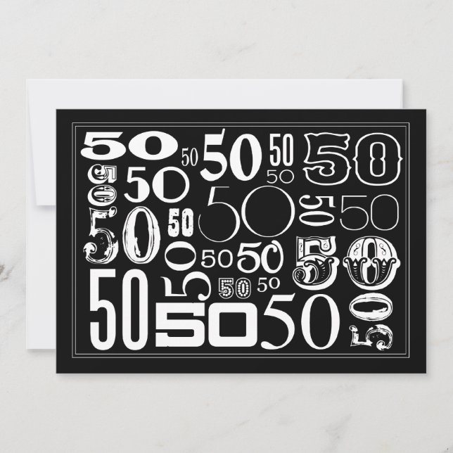 Convite 50, 50 e mais 50! (Frente)