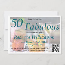 50 and Fabulous | 50th Birthday Party