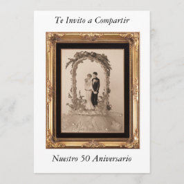 Convite 50 aniversario de Bodas