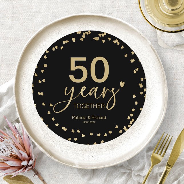 Convite 50 anos de casamento Aniversário de carga Inserir (Criador carregado)