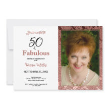 50 E Fabuloso Aniversário Rosa