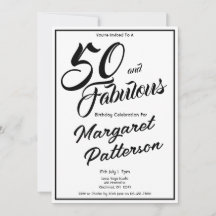 50 e Fabuloso | Festa de Aniversário de 50 anos