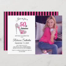 50 e Festa de aniversário fabulosa