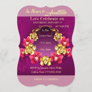 Convite 50th Aniversário abençoado & altamente favorecido