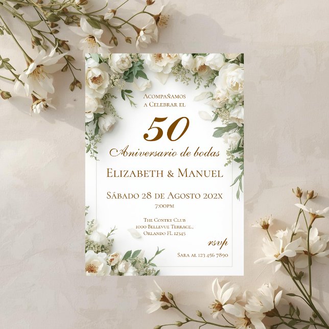 Convite 50th Anniversary invitation (Criador carregado)