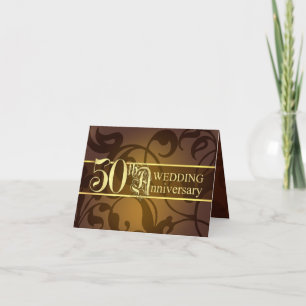 Convite 50th Anniversary Invitations - Folded Cards