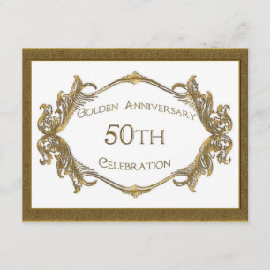 Convite 50th Celebração do aniversário