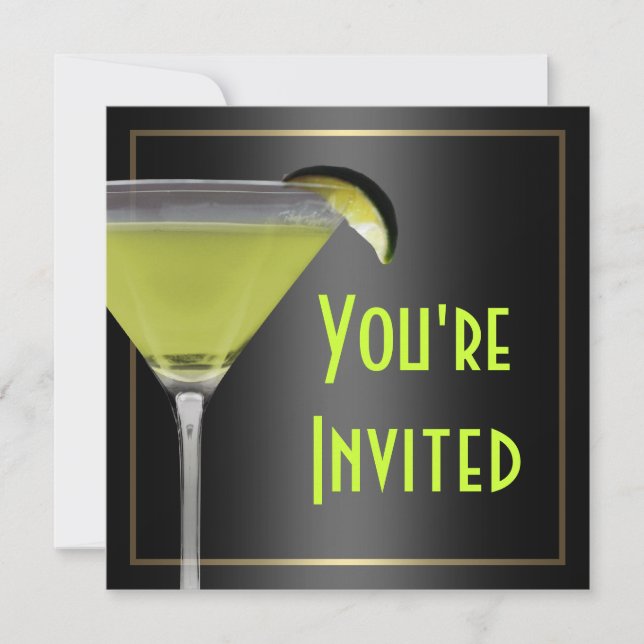 Convite 50th Festa de aniversário (Frente)