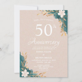 Convite 50th Wedding Anniversary Surprise Invitation