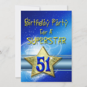 Convite 51 ruas para uma Superstar.