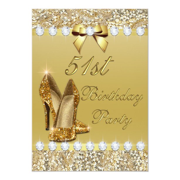 Convites 51 anos zazzle br
