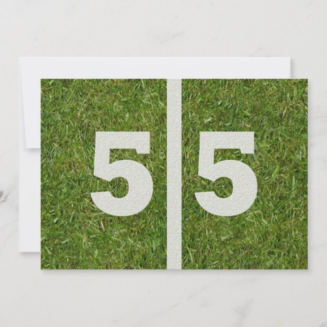 Convite 55ª Festa de aniversário! (Frente)