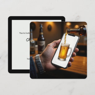 Convite 55.a Festa de aniversário de cerveja