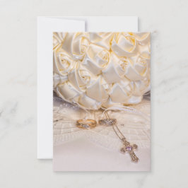 Convite 5807-Ramo com Anéis e Cruz