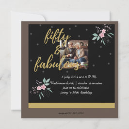 Convite 5.º aniversário fabuloso