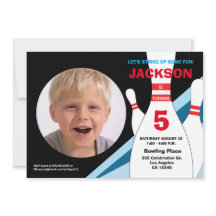 5 aniversário boliche festa azul vermelho