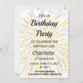 Convite 5 de Aniversário Magnético Bash