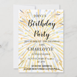 Convite 5 de Aniversário Magnético Bash