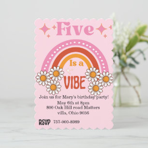Convite 5 é um aniversário víbora