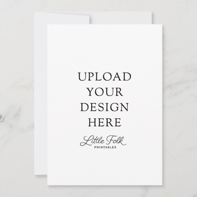 Convite 5 x 7" (Frente)