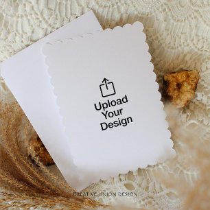 Convite 5 x 7 Convite, Personalizado de Canto Escalado, Im