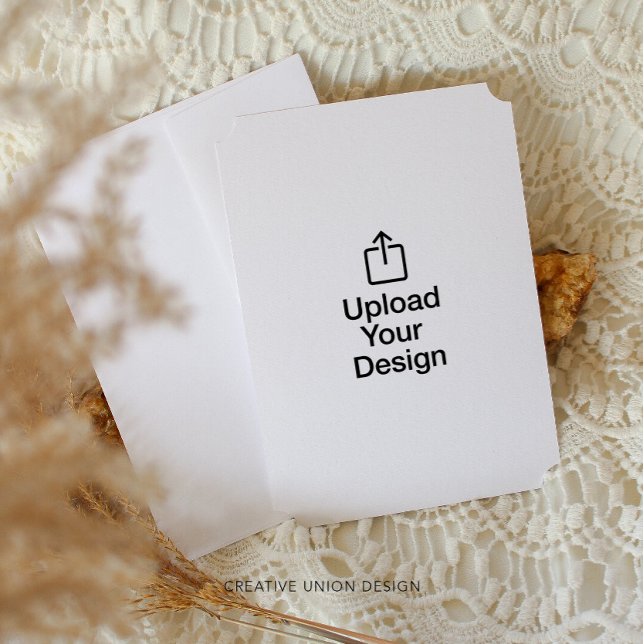 Convite 5 x 7 Convite, Personalizado do Canto do Bilhete I (Criador carregado)