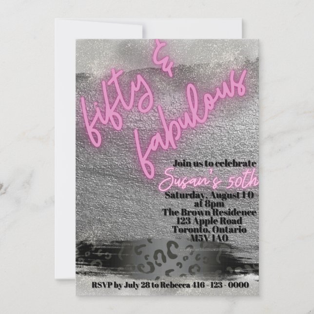 Convite 5O e Fabusivo (Frente)