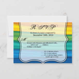 Convite 5x3,5 R.S.V.P. Placa lgbtq pavilhão arco-íris ga